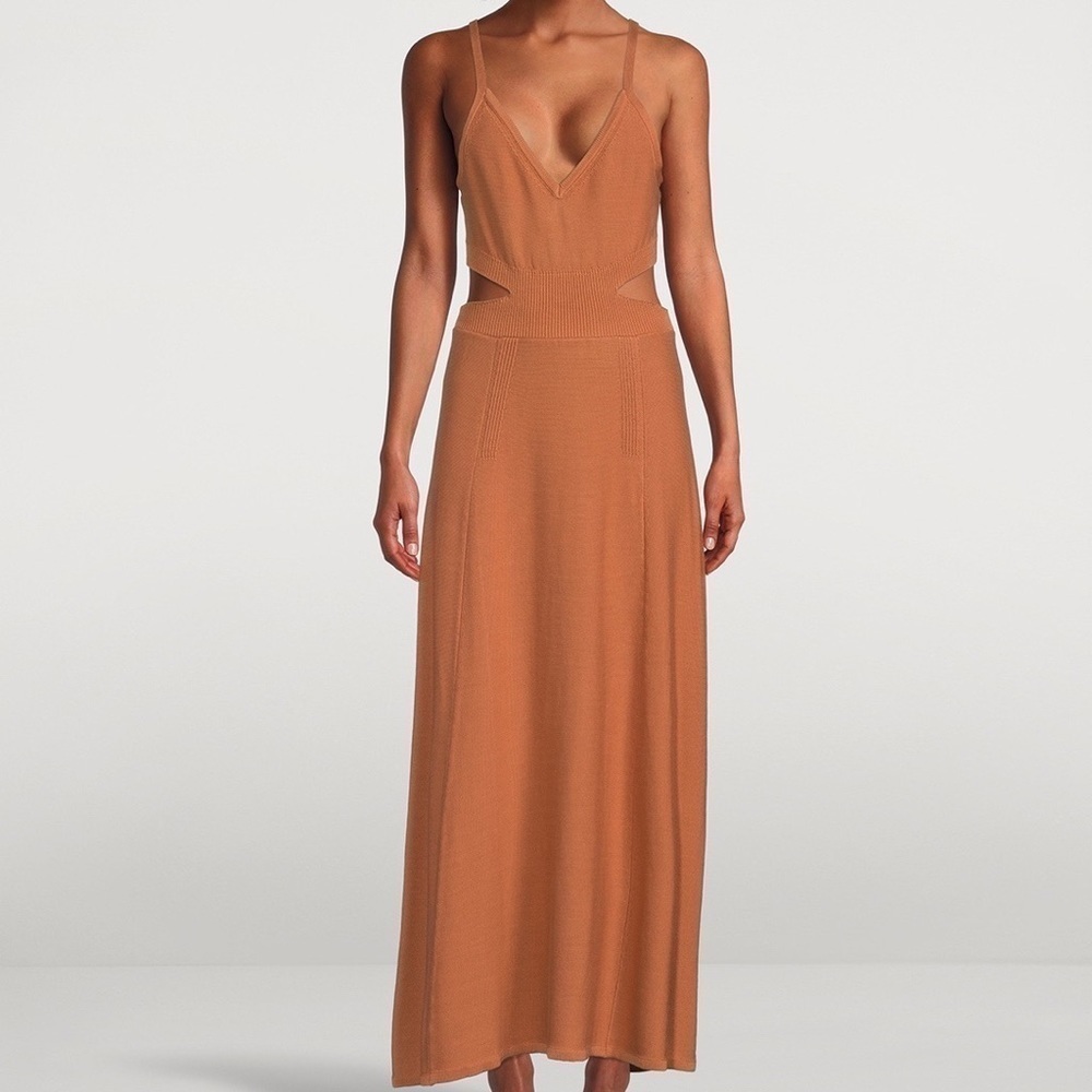 NWT ba&sh Alula knit Cutout Maxi Dress